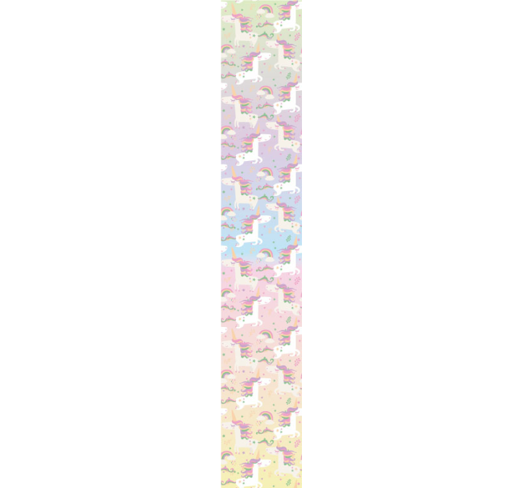 Papel pintado animal fondo de arcoíris - TenVinilo