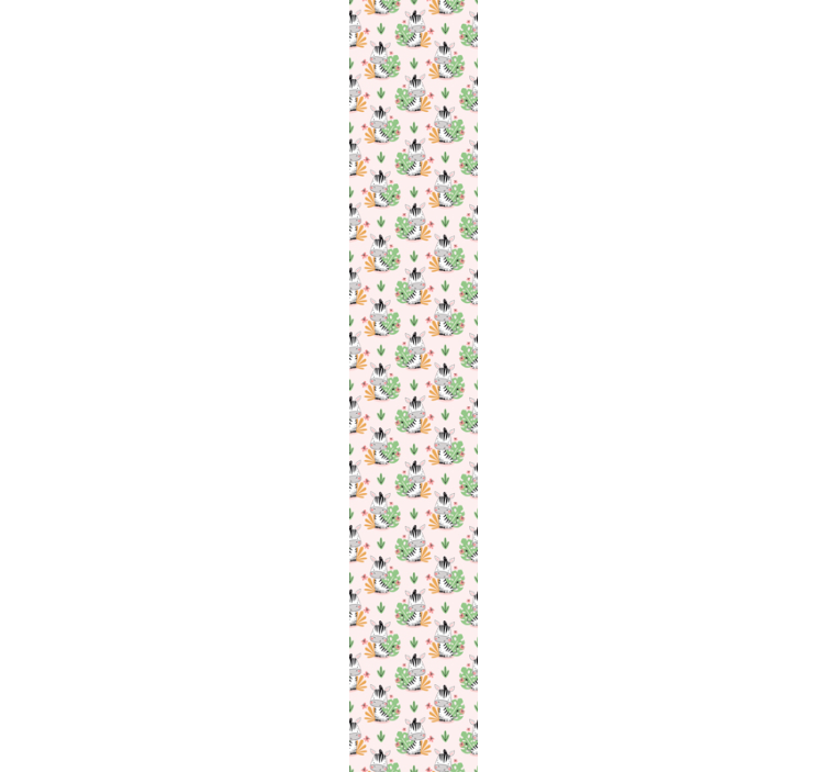 Papel pintado bebé patrón de cebra bebé - TenVinilo