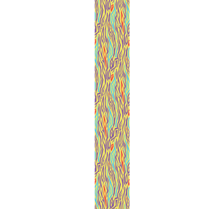 Papel pintado abstracto ondas de colores - TenVinilo