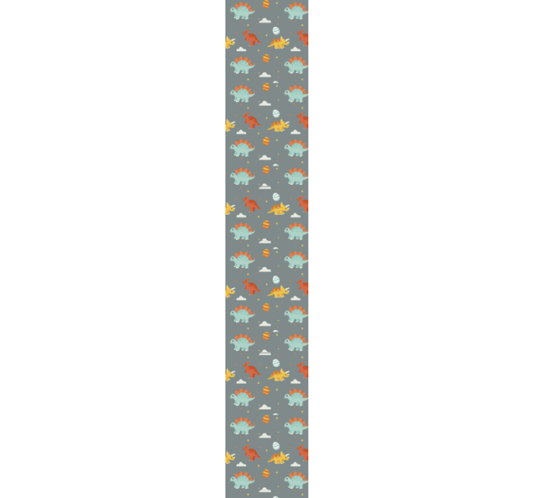 Papel pintado dinosaurios escena de dinosaurios juguetones - TenVinilo