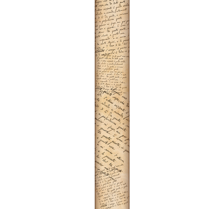 Papel pintado letras motivo de escritura cursiva - TenVinilo