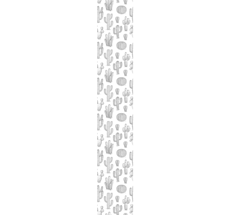 Papel pintado naturaleza patrón de cactus - TenVinilo