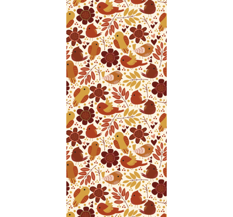 Papel pintado hojas motivos botánicos - TenVinilo