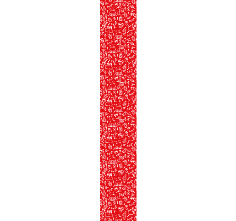 Papel pintado naturaleza patrón floral rojo - TenVinilo