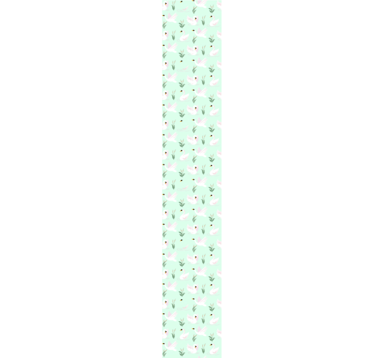 Papel pintado animal patrón de cisne - TenVinilo