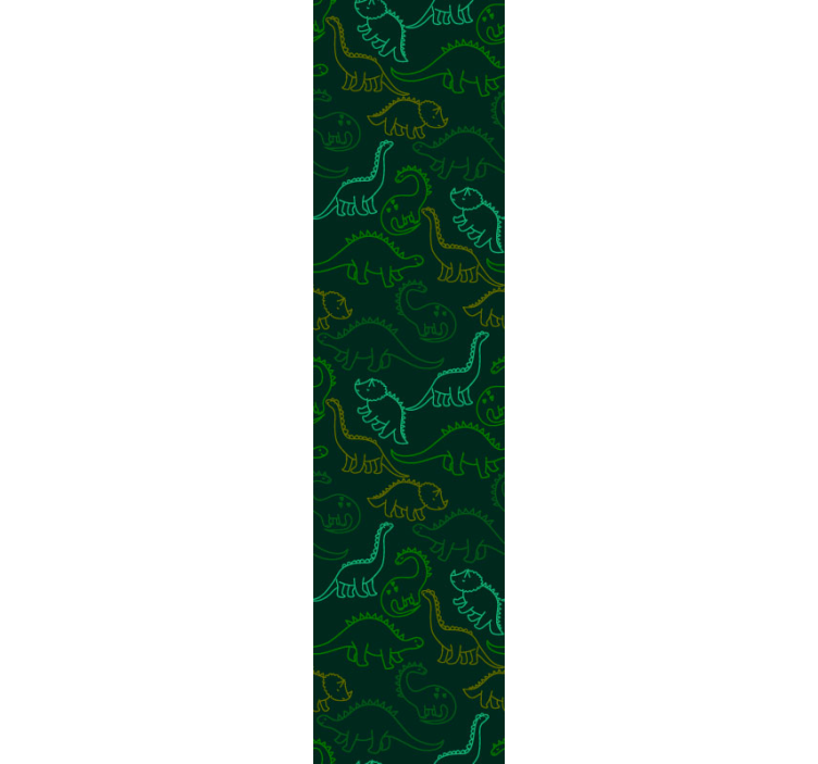 Papel pintado dinosaurios garabatos de dinosaurios - TenVinilo