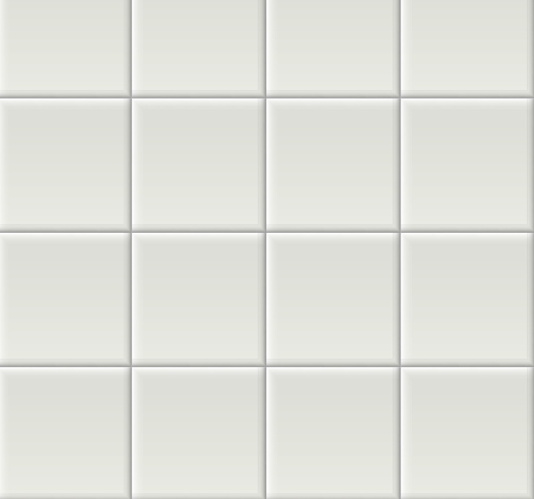 Papel pintado azulejos blancos - TenVinilo