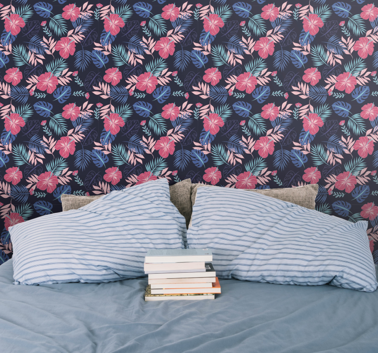 Papel pintado naturaleza botánicos tropicales - TenVinilo