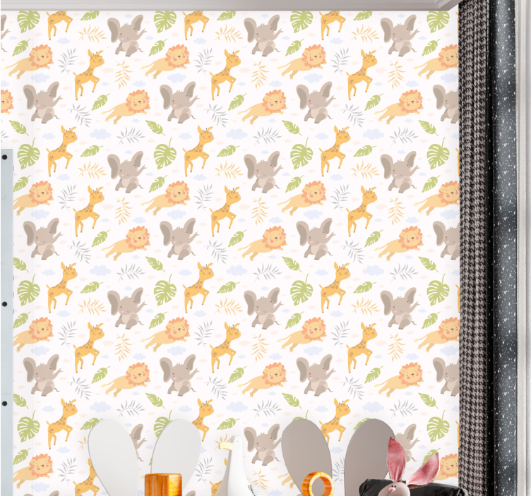 Papel pintado animal fauna carismática - TenVinilo