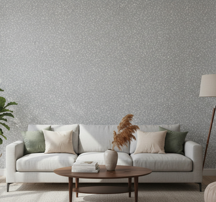 Papel pintado árboles dibujo de plantas naturales - TenVinilo