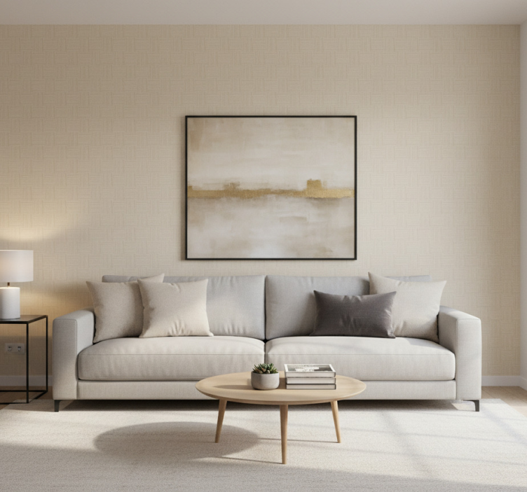 Papel pintado beige textura lisa beige - TenVinilo