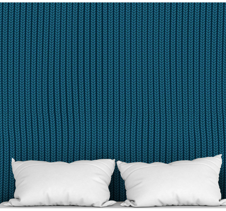 Papel pintado cuadros elegancia trenzada - TenVinilo