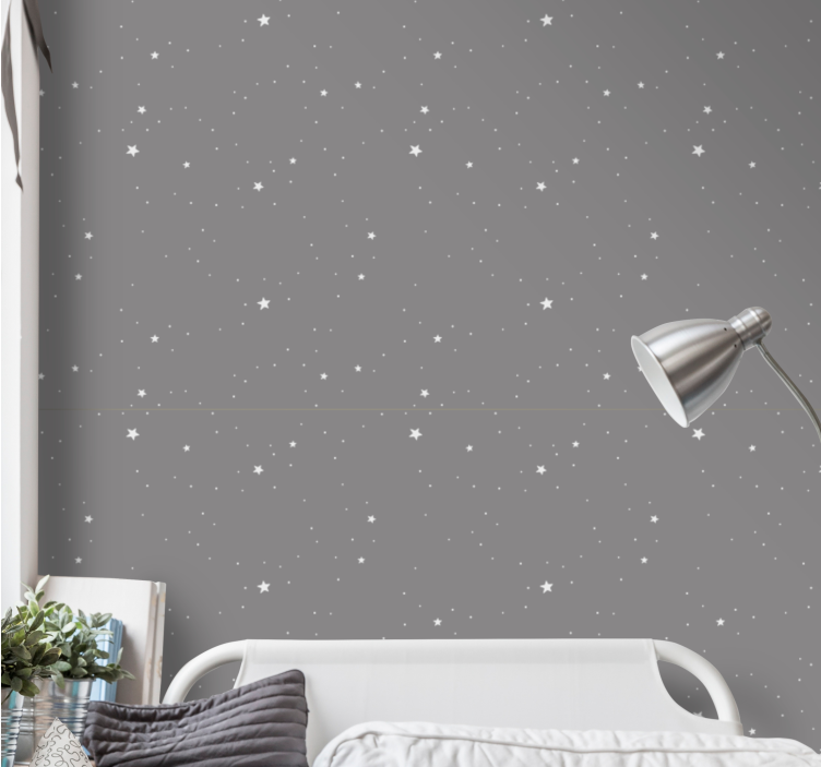 Papel pintado estrellas cielo celestial vespertino - TenVinilo