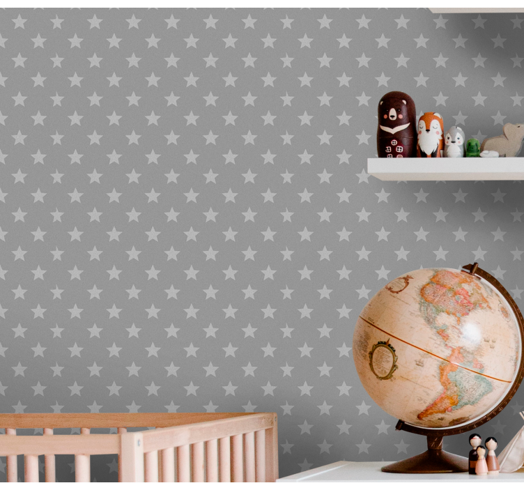 Papel pintado estrellas simplicidad del patrón de estrella - TenVinilo
