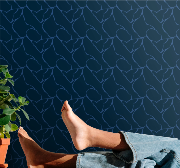 Papel pintado geométrico diseño de líneas geométricas - TenVinilo