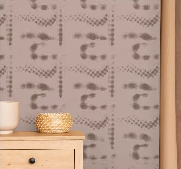 Papel pintado texturas ondas estampadas con efecto arena - TenVinilo