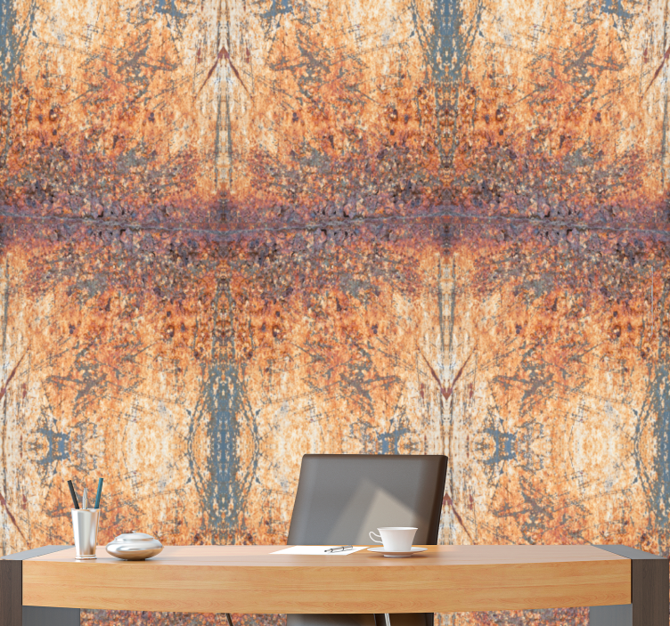 Papel pintado hormigón superficie texturizada rústica - TenVinilo