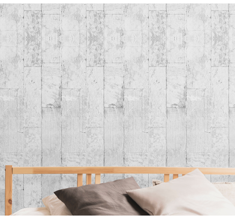 Papel pintado piedra ladrillo en mal estado - TenVinilo