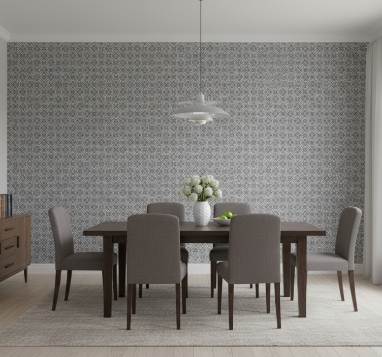 Papel pintado mármol patrón gris elegante - TenVinilo