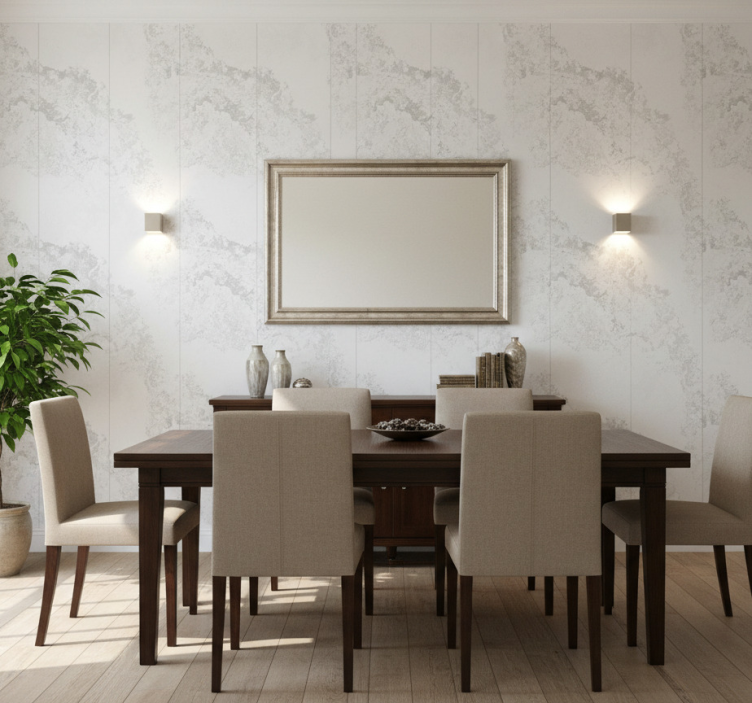 Papel pintado mármol textura gris suave - TenVinilo