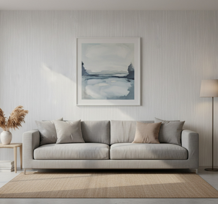 Papel pintado moderno gris claro madera - TenVinilo