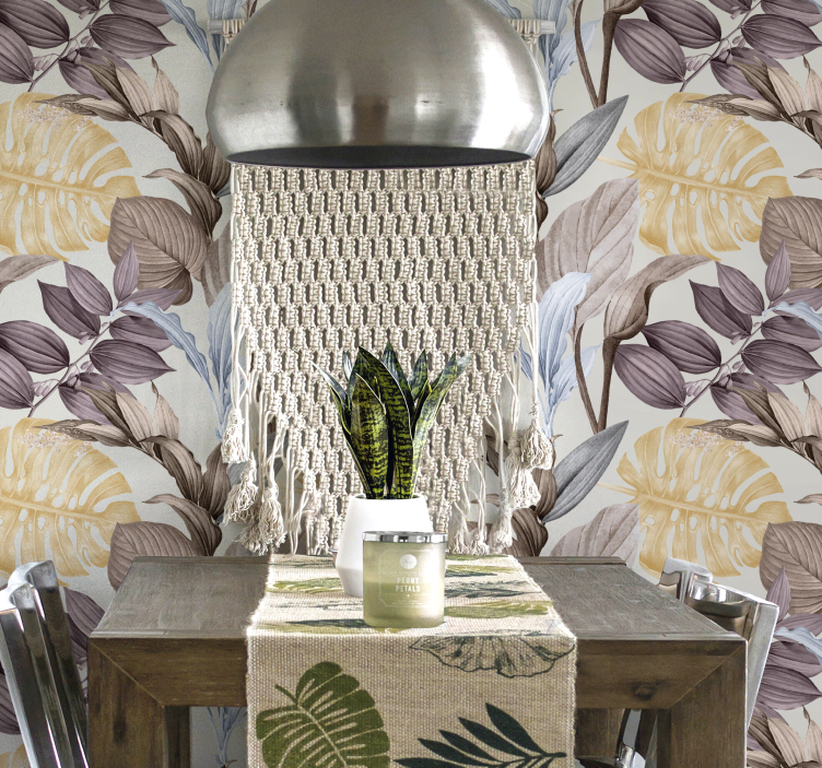 Papel pintado naturaleza plantas tropicales XXL - TenVinilo