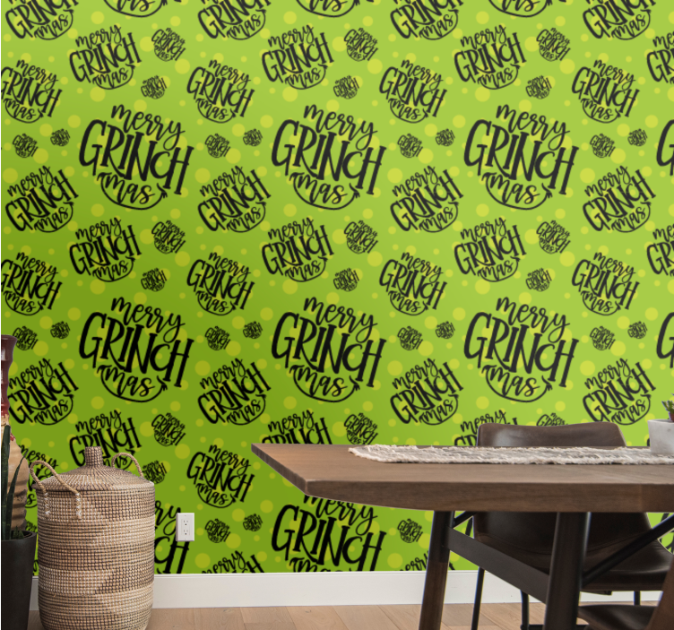 Papel pintado navidad patrón de carácter festivo - TenVinilo