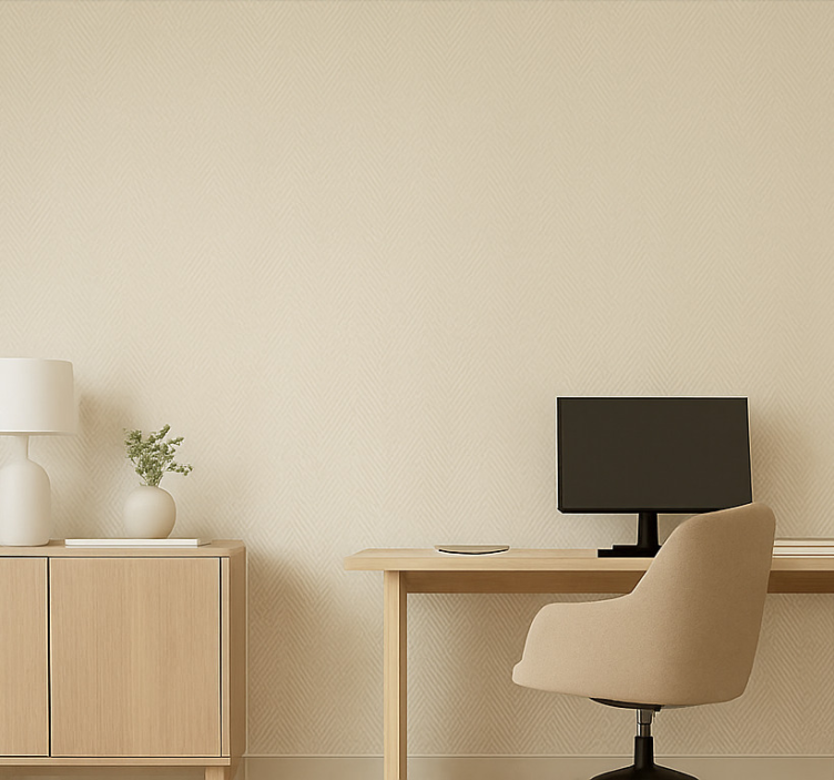 Papel pintado oficina patrón de tela de lino - TenVinilo