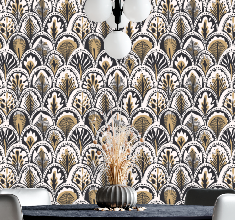 Papel pintado ornamental gatsby  - TenVinilo