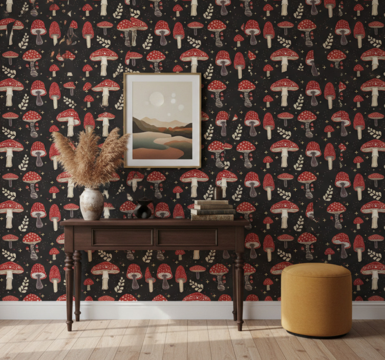 Papel pintado pasillos arte de patrón de setas - TenVinilo