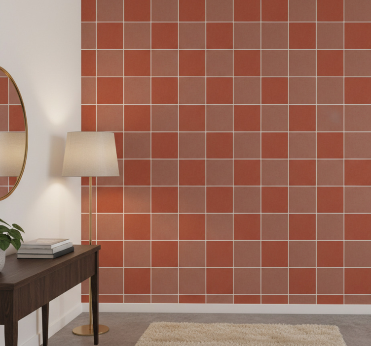 Papel pintado piedra azulejos de siena - TenVinilo