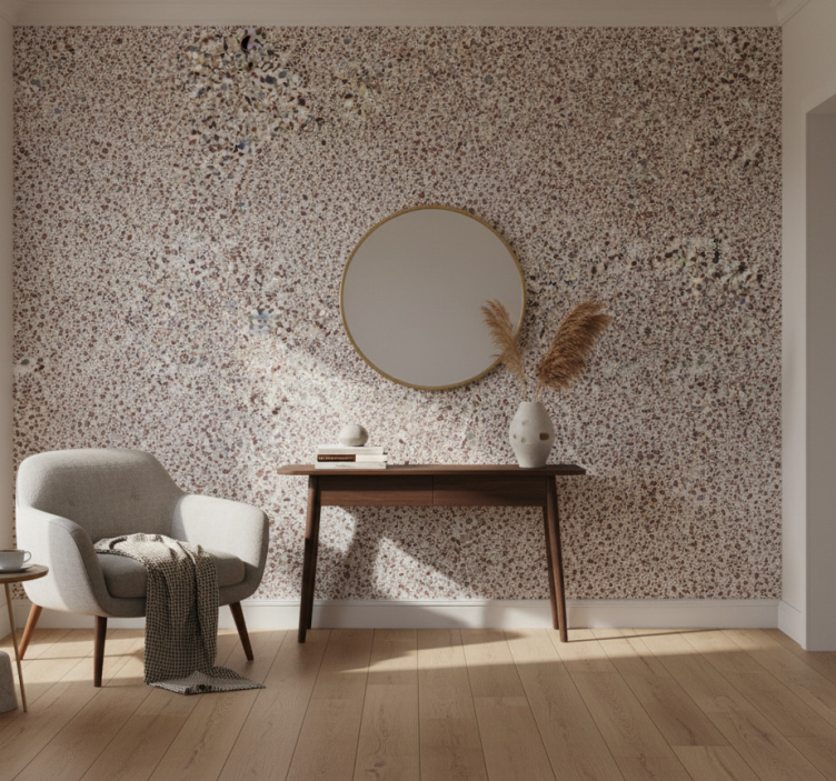 Papel pintado piedra mosaico de granito - TenVinilo