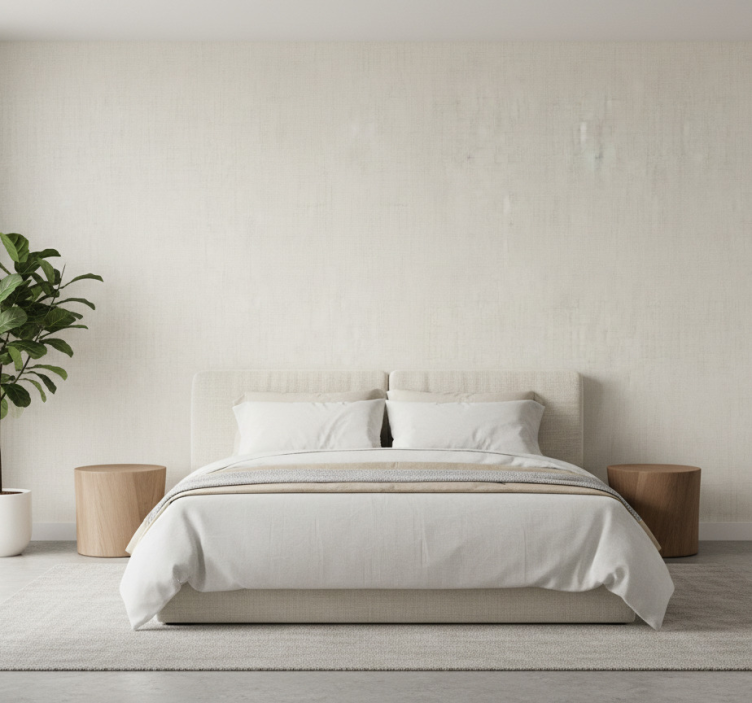 Papel pintado texturas lino neutro - TenVinilo