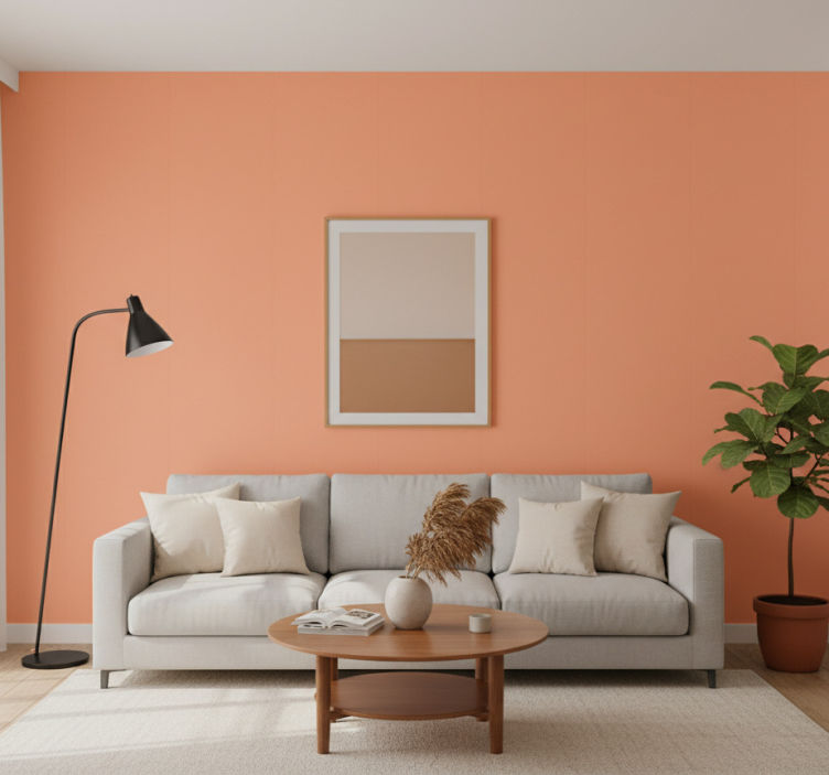 Papel pintado texturas melocotón aplastado - TenVinilo