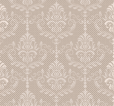 Papel floral floral beige - TenVinilo
