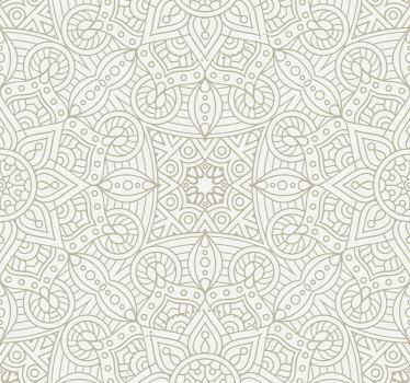 Papel floral Patrones de mandala - TenVinilo